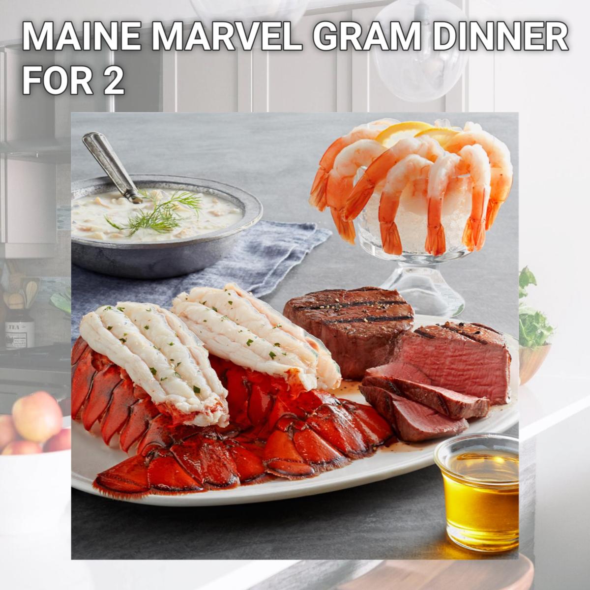 Picture of Lobster Gram MMGR2 MAINE MARVEL GRAM DINNER FOR 2