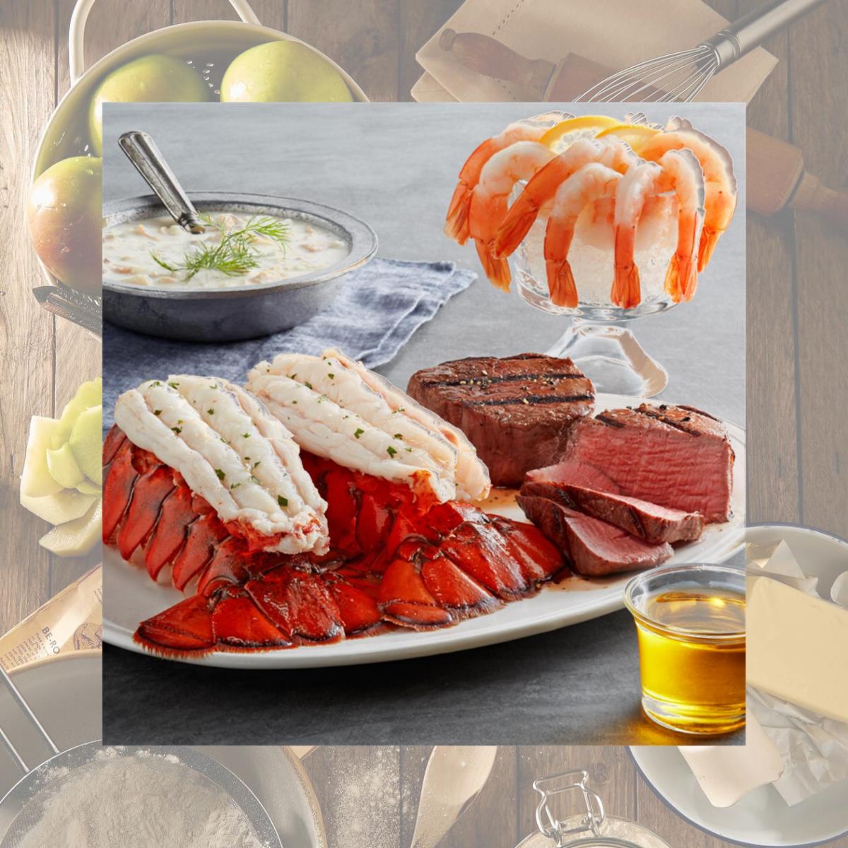Picture of Lobster Gram MMGR2 MAINE MARVEL GRAM DINNER FOR 2