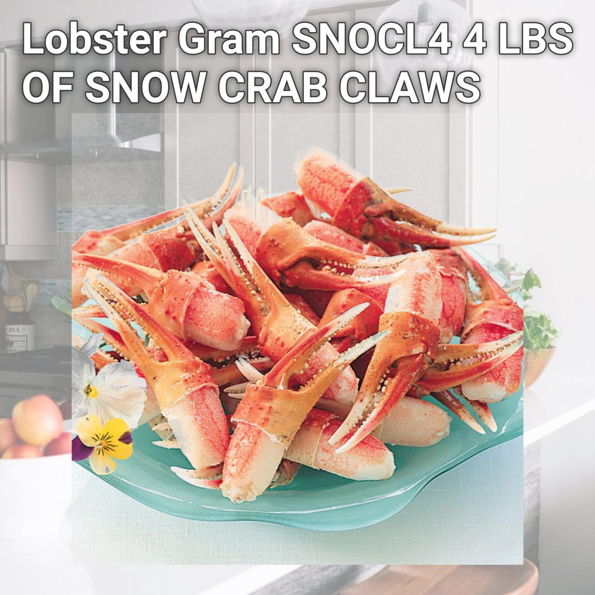Picture of Lobster Gram SNOCL4 4 LBS OF SNOW CRAB CLAWS