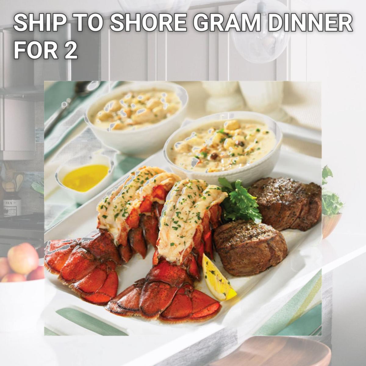 Picture of Lobster Gram SSGR2 SHIP TO SHORE GRAM DINNER FOR 2