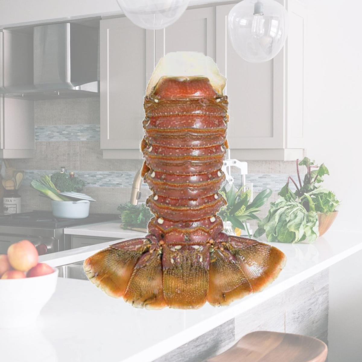 Picture of Lobster Gram WA8T4 FOUR 8-10 OZ WEST AUSTRALIAN LOBSTER TAILS