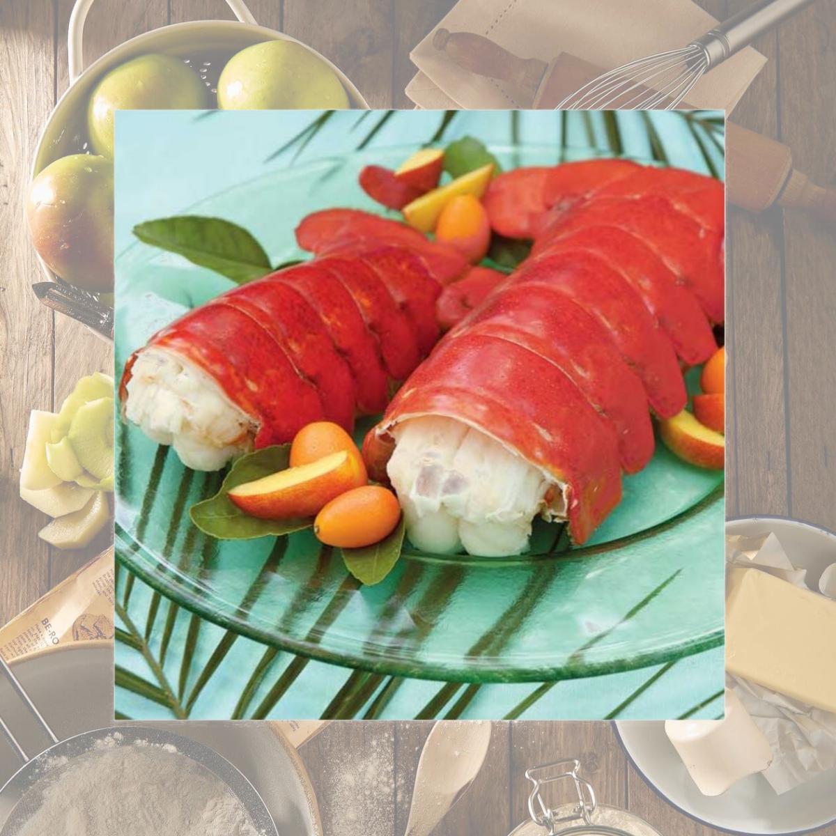 Picture of Lobster Gram M24T6 Six 20-24 Oz Giant Canadian Lobster Tails