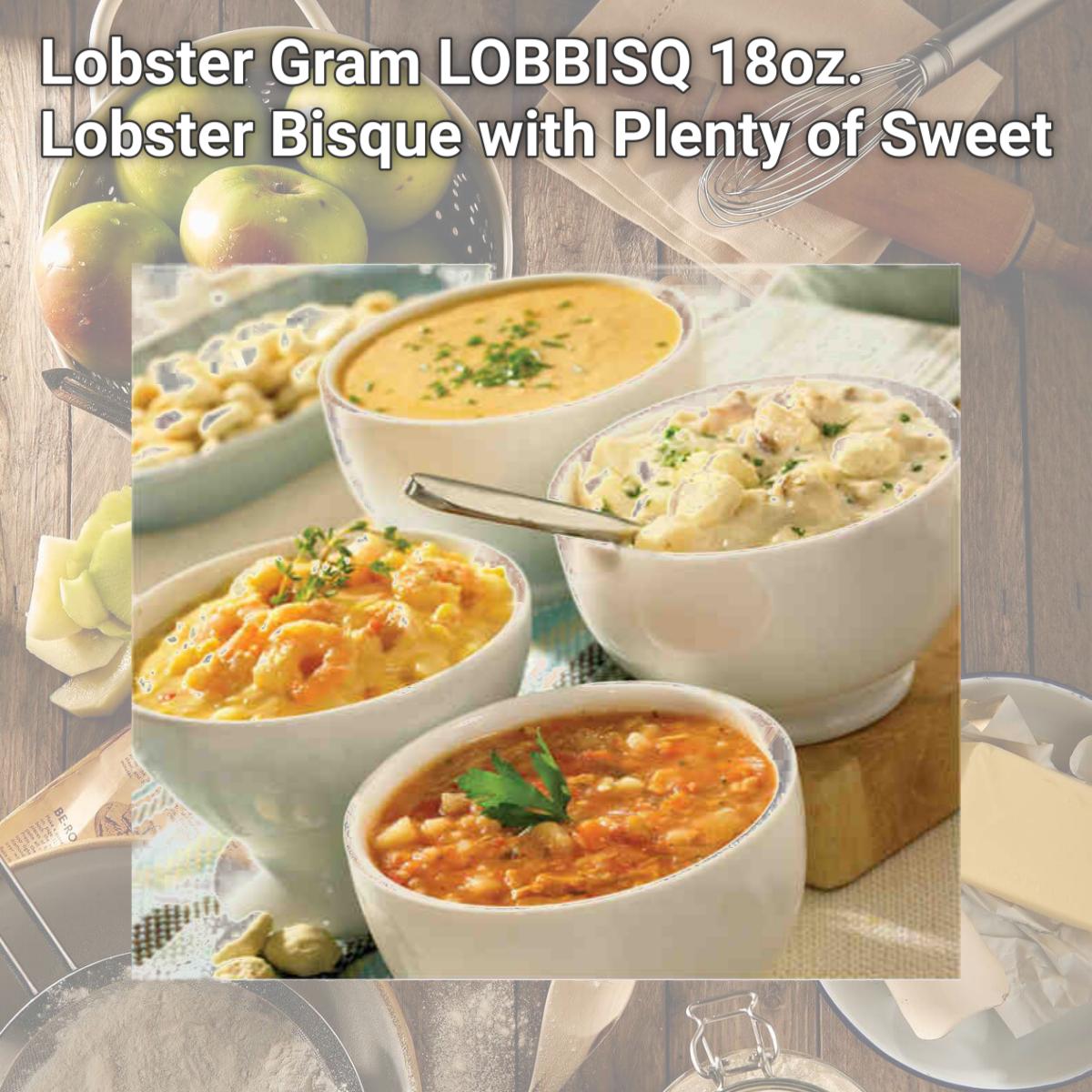 Picture of Lobster Gram LOBBISQ 18oz. Lobster Bisque with Plenty of Sweet