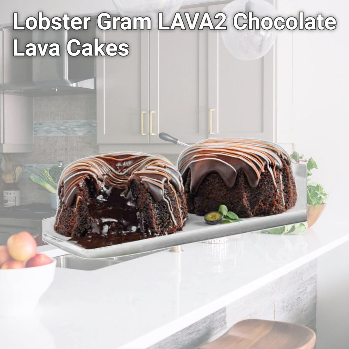 Picture of Lobster Gram LAVA2 Chocolate Lava Cakes