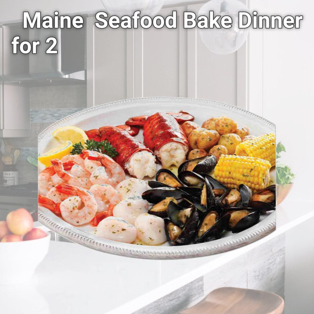 Picture of Lobster Gram MAINEBAKE2 Maine Lobster Gram Seafood Bake Dinner for 2