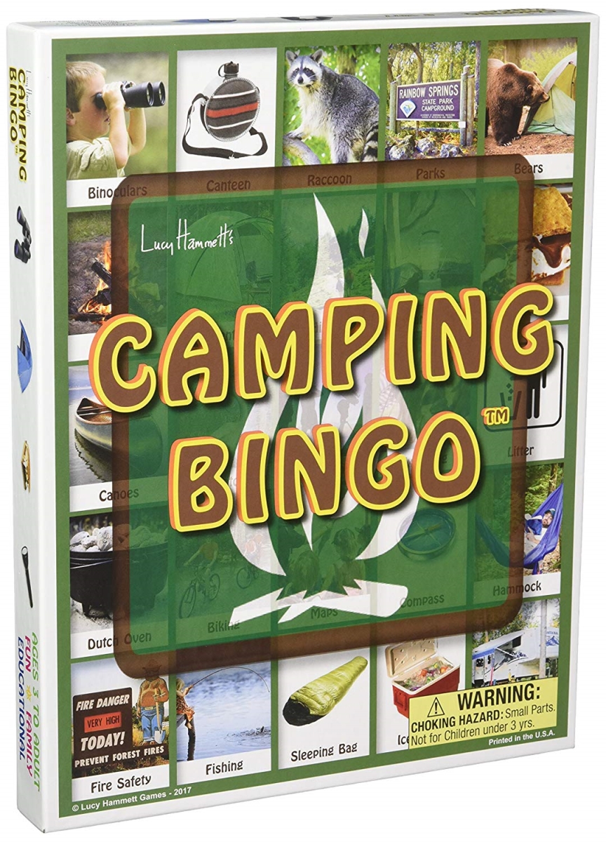 1877 Camping Bingo Game For 3 & Up Years Old