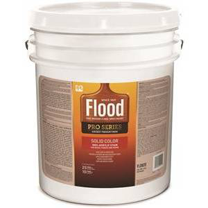 222613 5 Gal 100 Voc Solid Stain Pastel Base - White