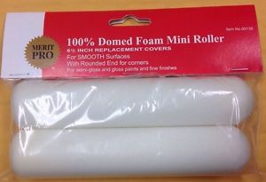 161770 6.5 In. Domed Foam Mini Roller - 2 Per Pack
