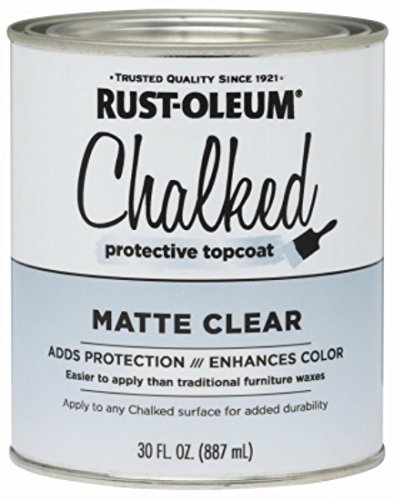 020066295776 287722 Qt Matte Protective Topcoat For Chalked Paint, Clear