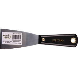 652270030906 03090 2.5 In. Metal Putty Knife Black Plastic Handle