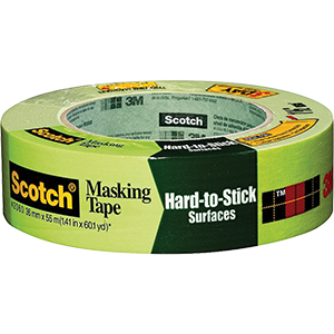 021200720673 2060-1.5a-bk 1.5 In. X 60 Yards Green Scotch Lacquer Masking Tape
