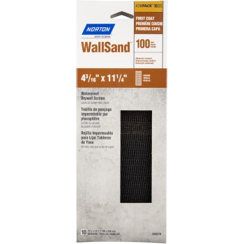 076607683182 76607 4.1875 X 11.25 100 Wallsand Screen - Pack Of 10