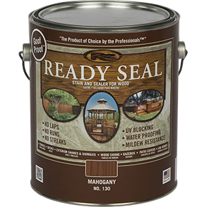 816078001302 130 1g Stain & Sealer For Wood - Mahogany