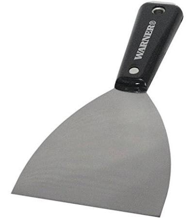 Warner 048661103241 10324 4 In. Painters Series Flex Broad Knife With Hammer Cap Carbon Steel