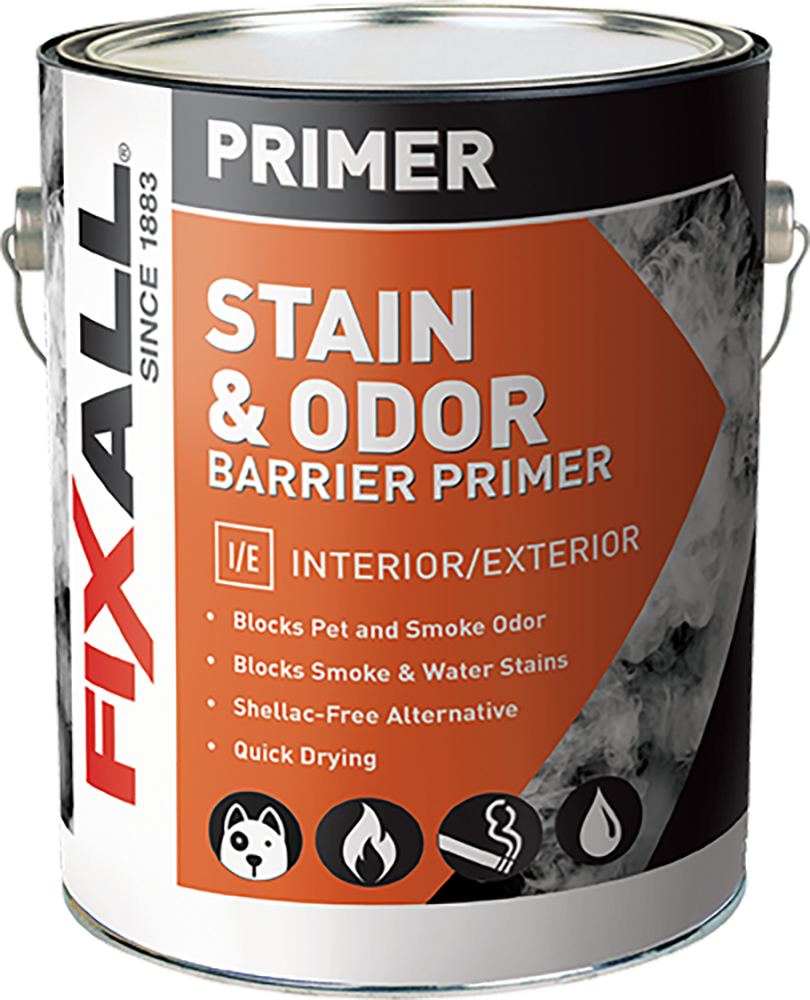 Fixall F93200-4-e 1 Qt. Stain & Odor Barrier Primer, White
