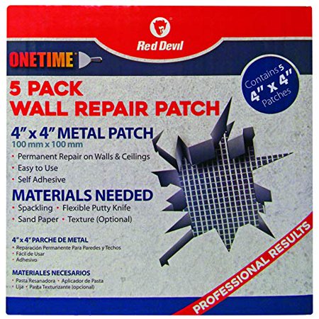 1215 4 X 4 In. Onetime Wall Patches, Pack Of 5