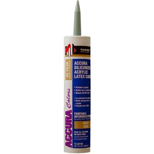 Ts-00109 10.1 Oz Gray Accura Adhesive Silliconized Acrylic Caulk