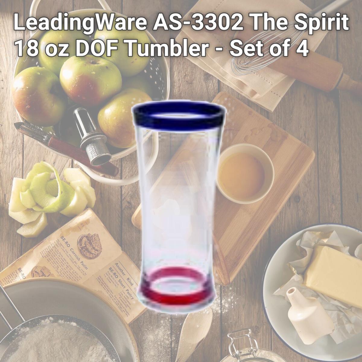 Picture of LeadingWare AS-3302 The Spirit 18 oz DOF Tumbler - Set of 4