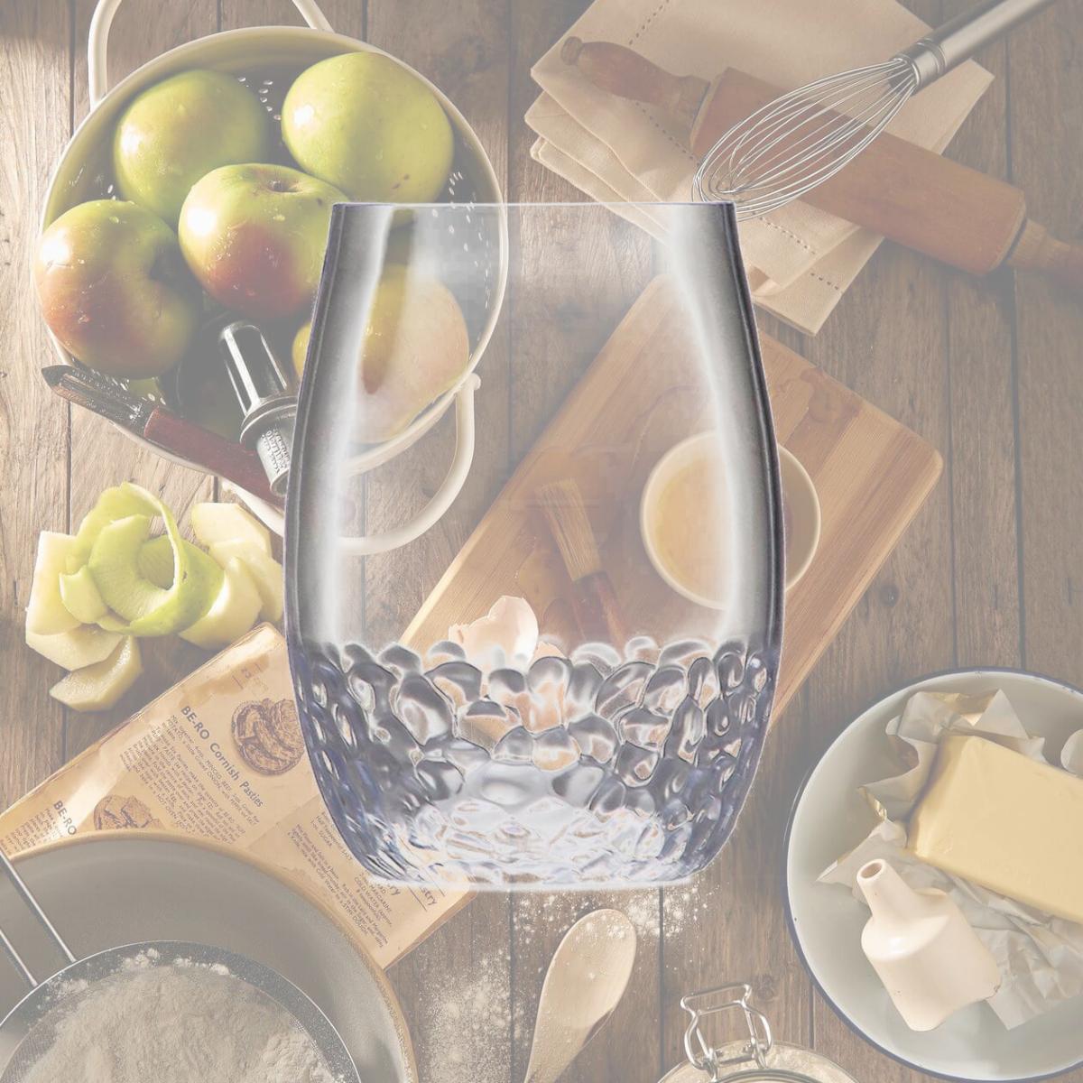 Picture of LeadingWare TRS-0768 Tritan Hammer 15 oz Stemless Glass - Set of 4