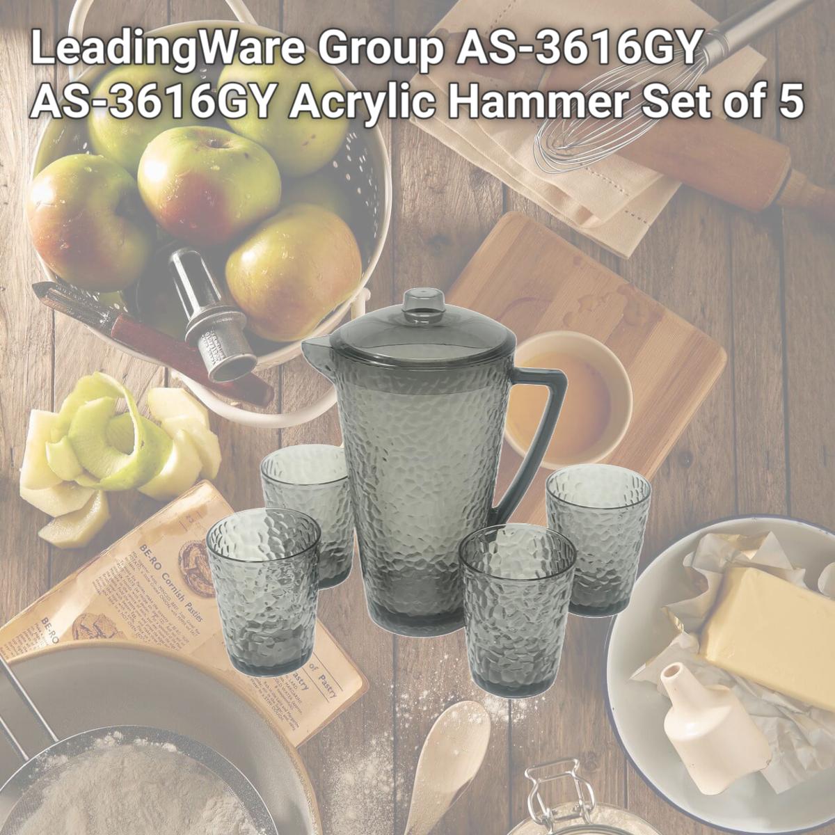 Picture of LeadingWare Group AS-3616GY AS-3616GY Acrylic Hammer Set of 5