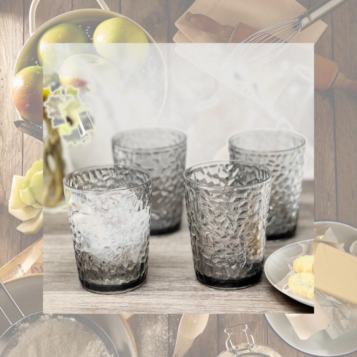 Picture of LeadingWare AS-3601GY AS-3601GY Acrylic set of 4 - Blue 16 oz DOF tumblers