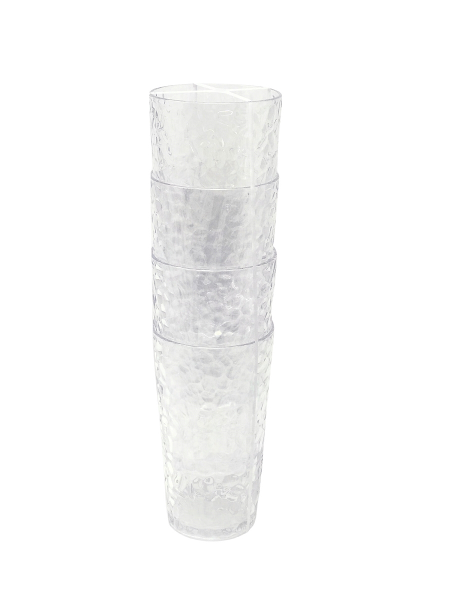 Picture of LeadingWare AS-3602C AS-3602C Acrylic set of 4 - Clear 19 oz HB tumblers