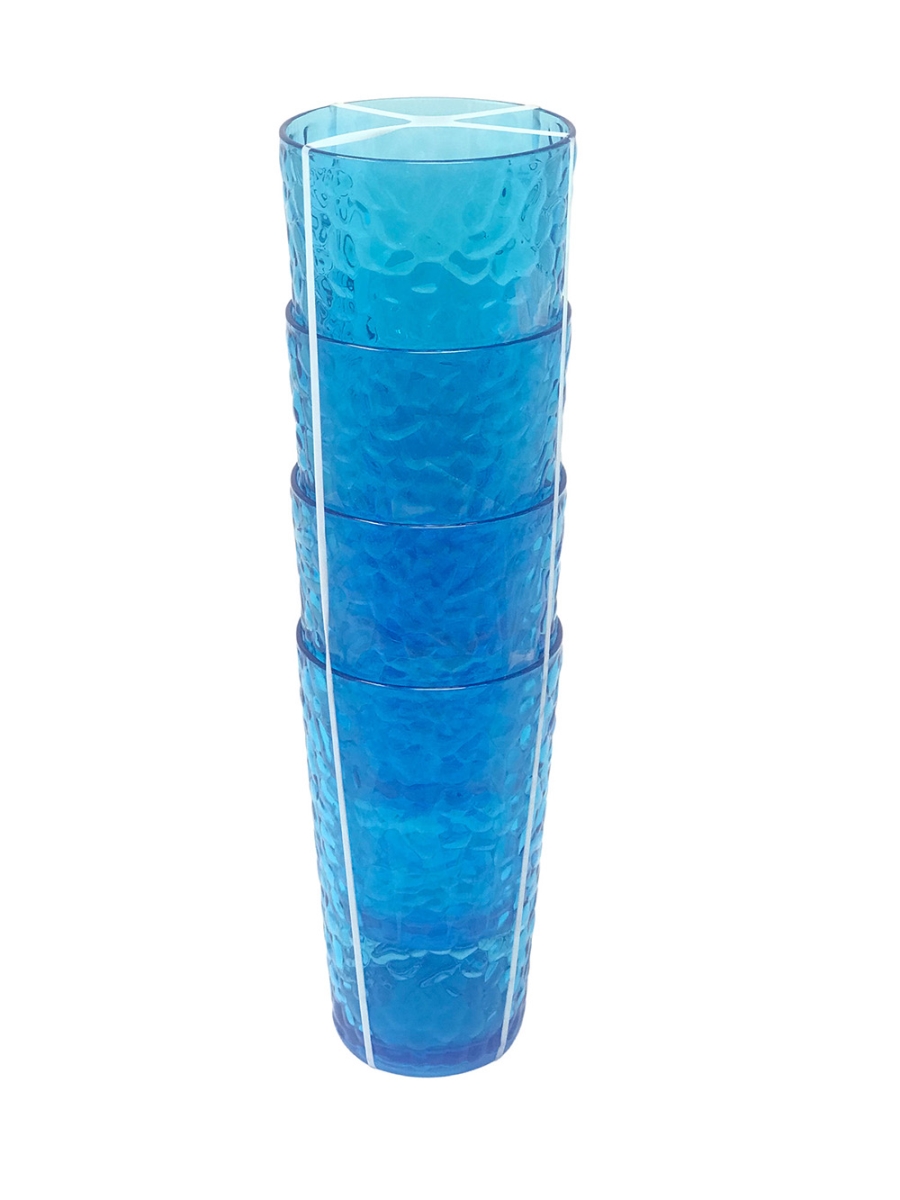 Picture of LeadingWare AS-3602B AS-3602B Acrylic set of 4 - Clear 19 oz HB tumblers