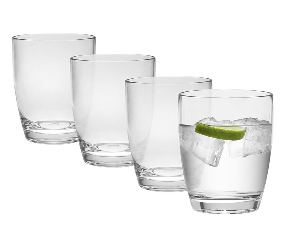Picture of LeadingWare AS-0711 AS-0711 Acrylic 12 oz DOF tumbler stackable shape
