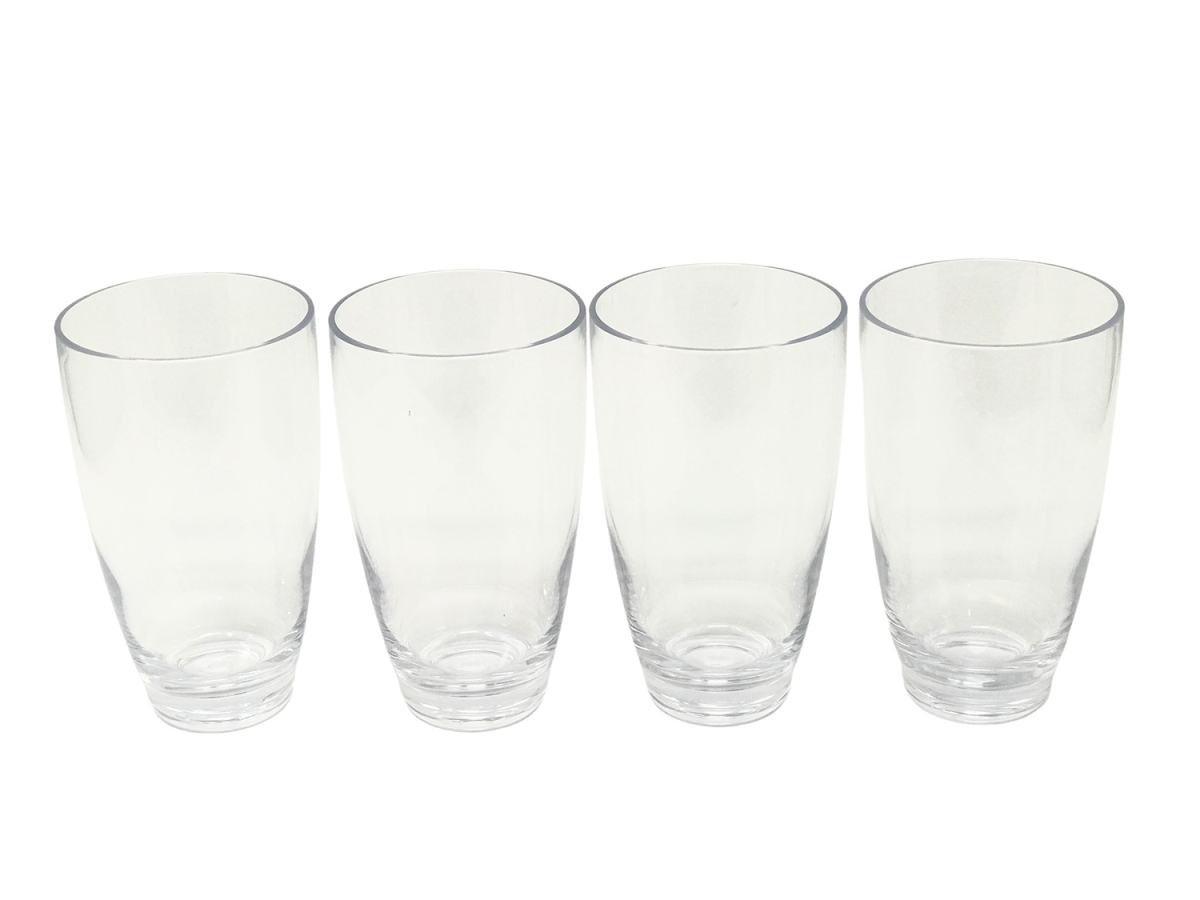 Picture of LeadingWare AS-0712 AS-0712 Acrylic 18 oz HB tumbler stackable shape Set of 4