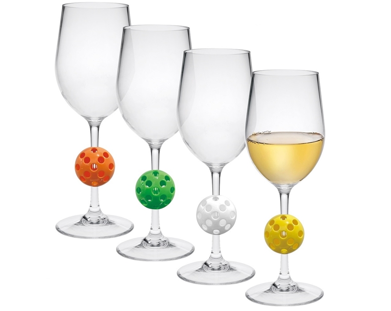 Picture of AS-4110WH AS-4110WH AS-4110WH Pickleball Stem Wine Glass-White