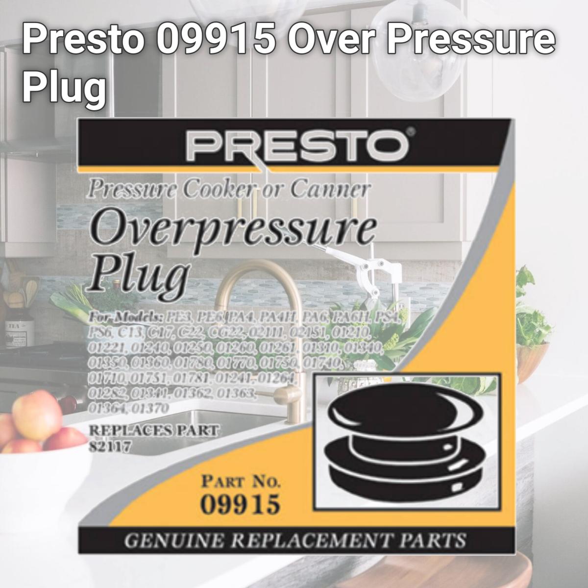 Picture of Presto 09915 Over Pressure Plug