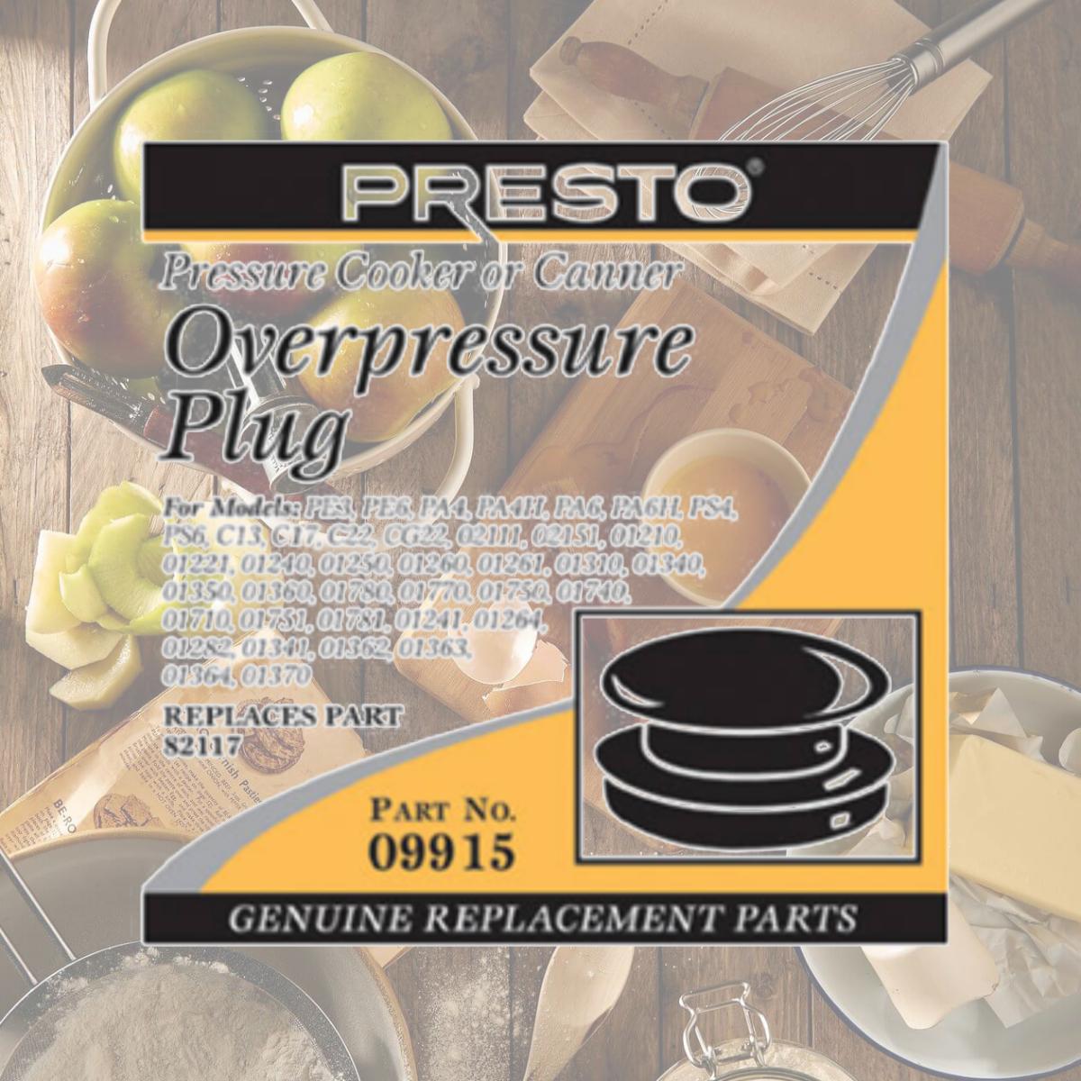 Picture of Presto 09915 Over Pressure Plug