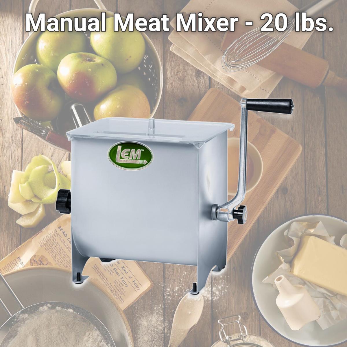Picture of LEM 654 Manual Meat Mixer - 20 lbs.