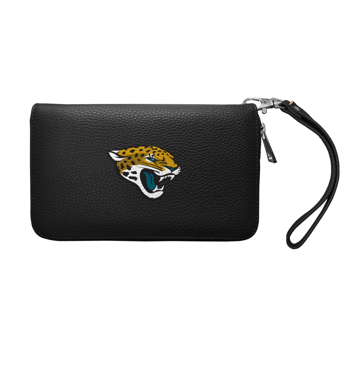 UPC 828839005108 product image for Little Earth 300901-JAGR-BLCK NFL Zip Organizer Wallet Pebble Jacksonville Jagua | upcitemdb.com