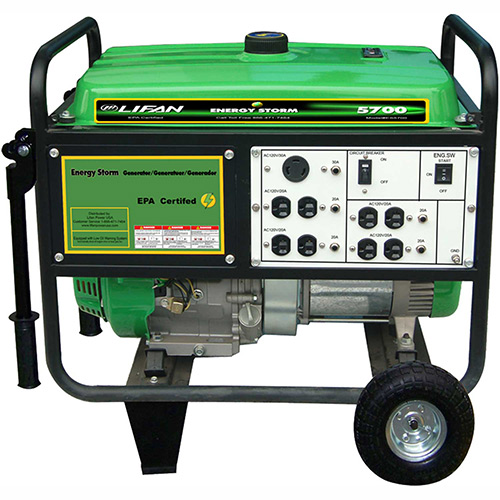 Es5700e-ca 5500 Watt Es Generator - 11 Mhp With Recoil Electronic Start Carb