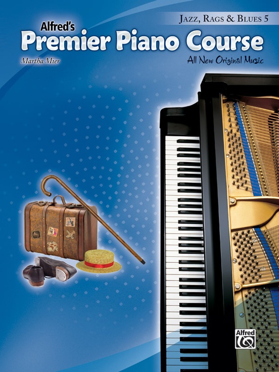 00-44142 Premier Piano Course Jazz, Rags & Blues 5 Book
