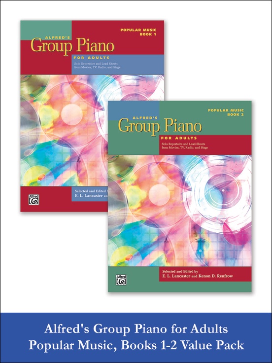 00-106941 S Group Piano Music Books 1 & 2 For Adults