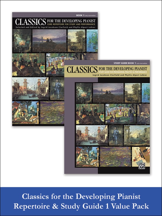 00-106945 Classics For The Developing Pianist, Repertoire & Study Guide Book 1