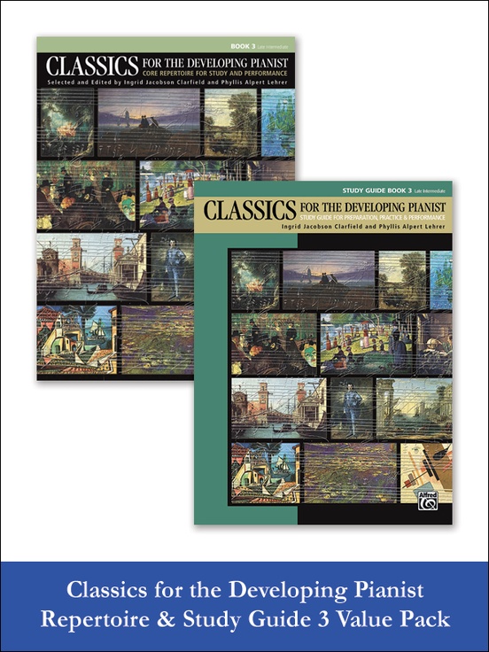 00-106947 Classics For The Developing Pianist, Repertoire & Study Guide Book 3