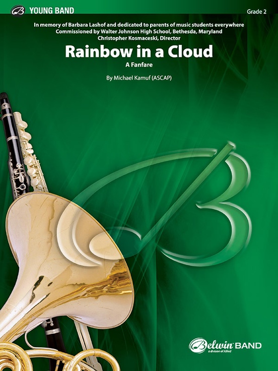 00-47403 Rainbow In A Cloud A Fanfare Concert Band Conductor Score & Parts