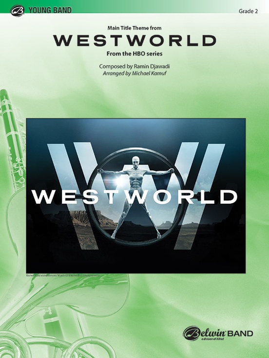 00-47408 Main Title Theme From Westworld Concert Band Conductor Score & Parts
