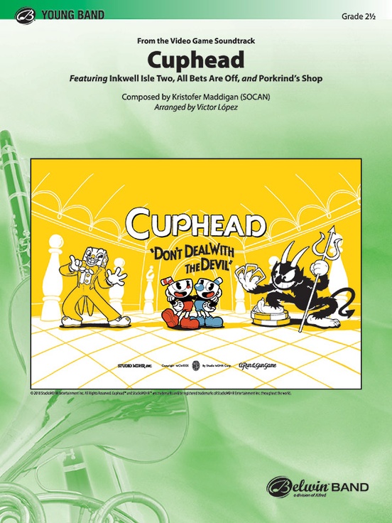 00-47409 Cuphead Concert Band Conductor Score & Parts