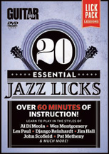 Alfred 56-40563 Guitar World - 20 Essential Jazz Licks Alfred 56-40563 Guitar World - 20 Essential Jazz Licks