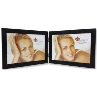 Lawrence Frames 230075d Black Aluminum 7 X 5 In. Double Picture Frame - 2 Count