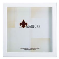 Lawrenceframes 795212 12 X 12 In. Treasure Box Shadow Picture Frame, White