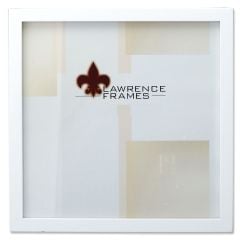 LawrenceFrames  12 x 12 in. Wooden Picture Frame, White