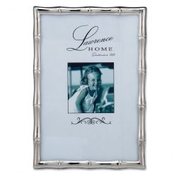 Lawrenceframes 710146 4 X 6 In. Bamboo Picture Frame, Silver