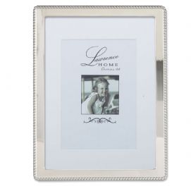 Lawrenceframes 710780 8 X 10 In. Bead Picture Frame, Silver