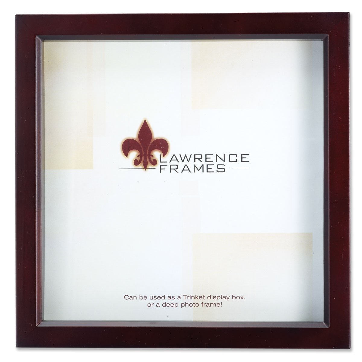 Lawrenceframes 795155 5 X 5 In. Treasure Box Shadow Picture Frame, Brown
