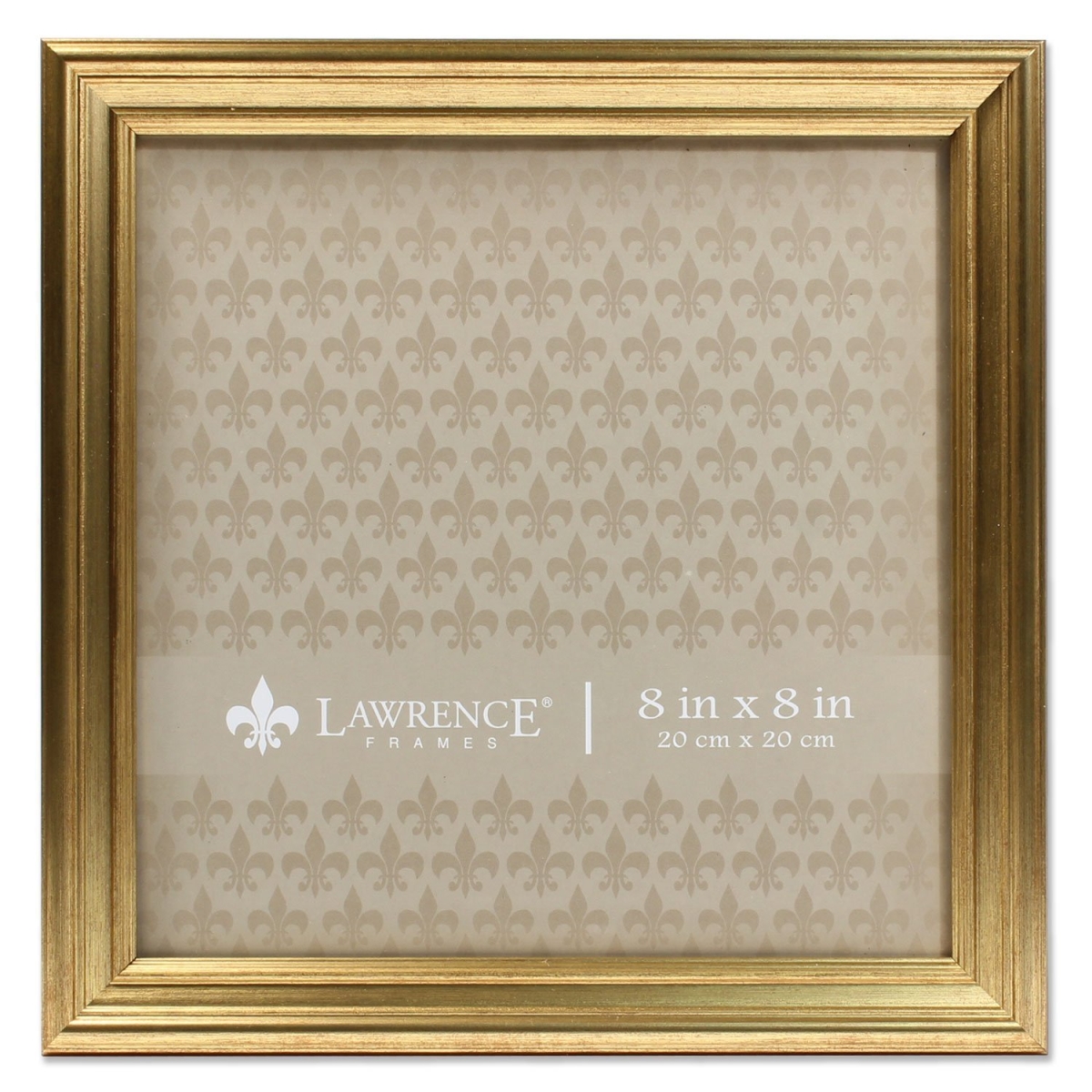 Lawrenceframes 536288 8 X 8 In. Sutter Burnished Picture Frame, Gold